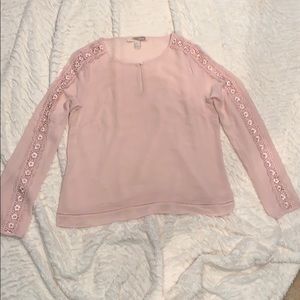 Dusty Rose Long Sleeve Blouse